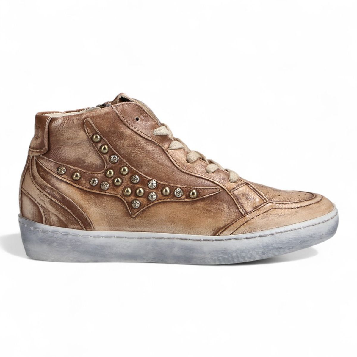 AS 98 - Zapatilla Urbana Mujer Cuero Café As 98