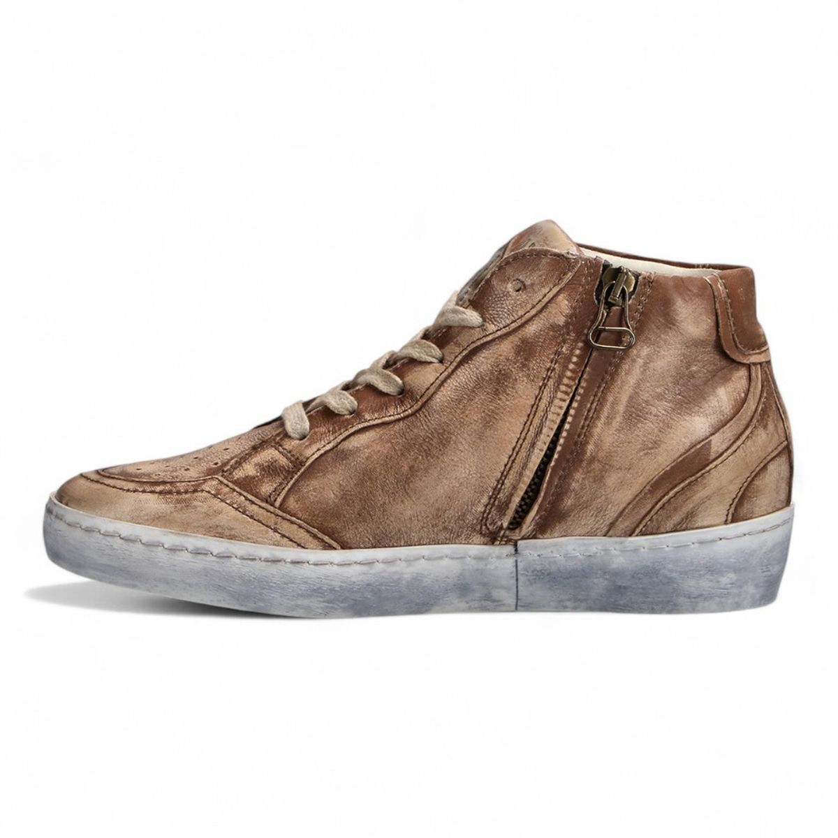 AS 98 - Zapatilla Urbana Mujer Cuero Café As 98