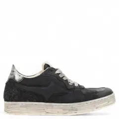 AS 98 - Zapatilla Urbana Mujer Cuero Negra