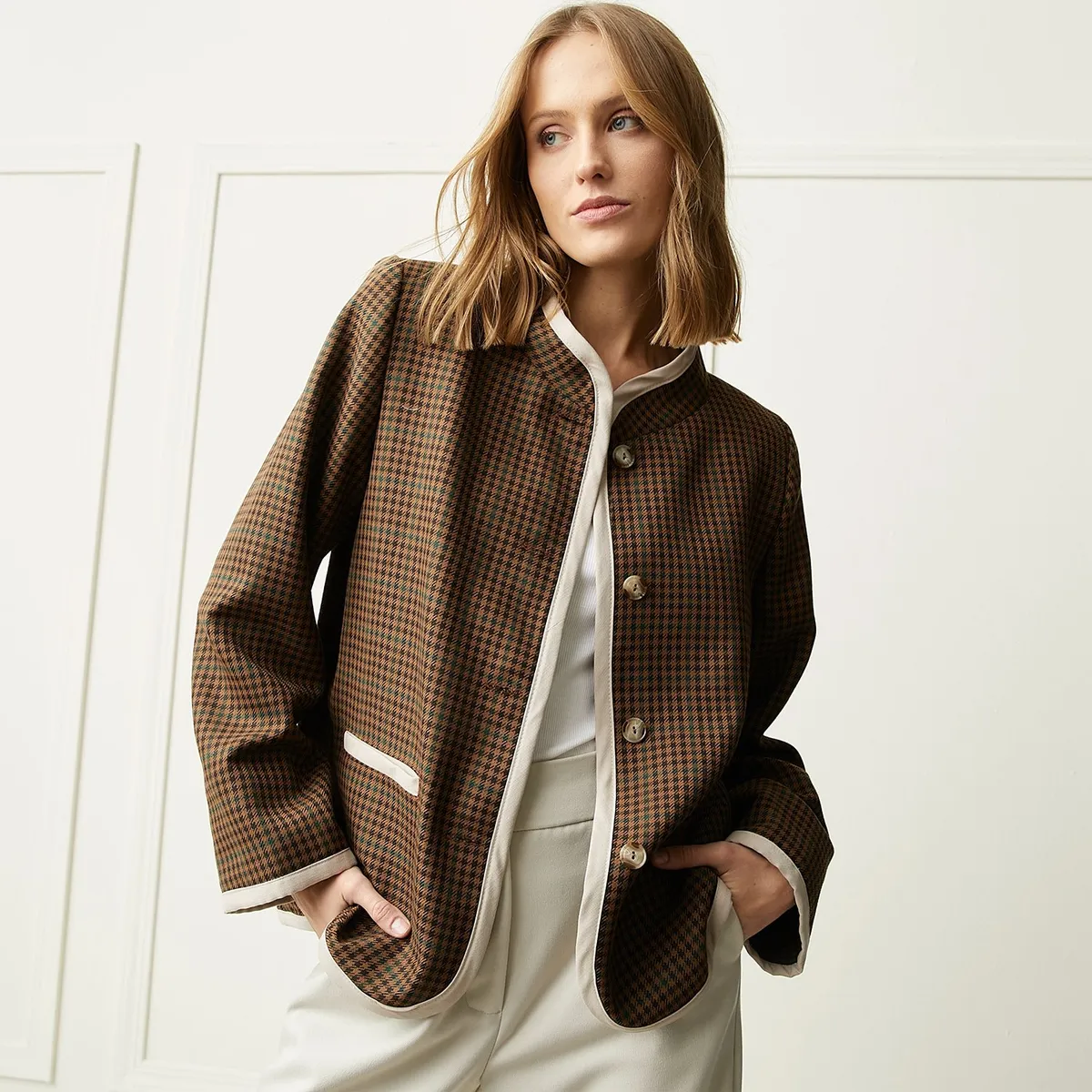 ROSSAMOLA - Blazer Lana Mujer Rossamola