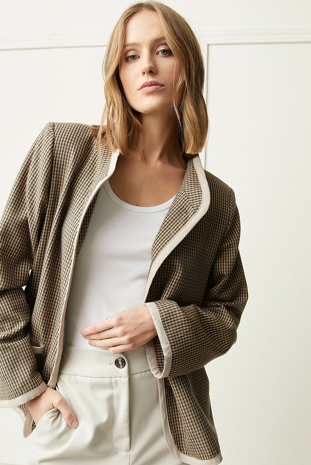 ROSSAMOLA - Blazer Lana Mujer Rossamola