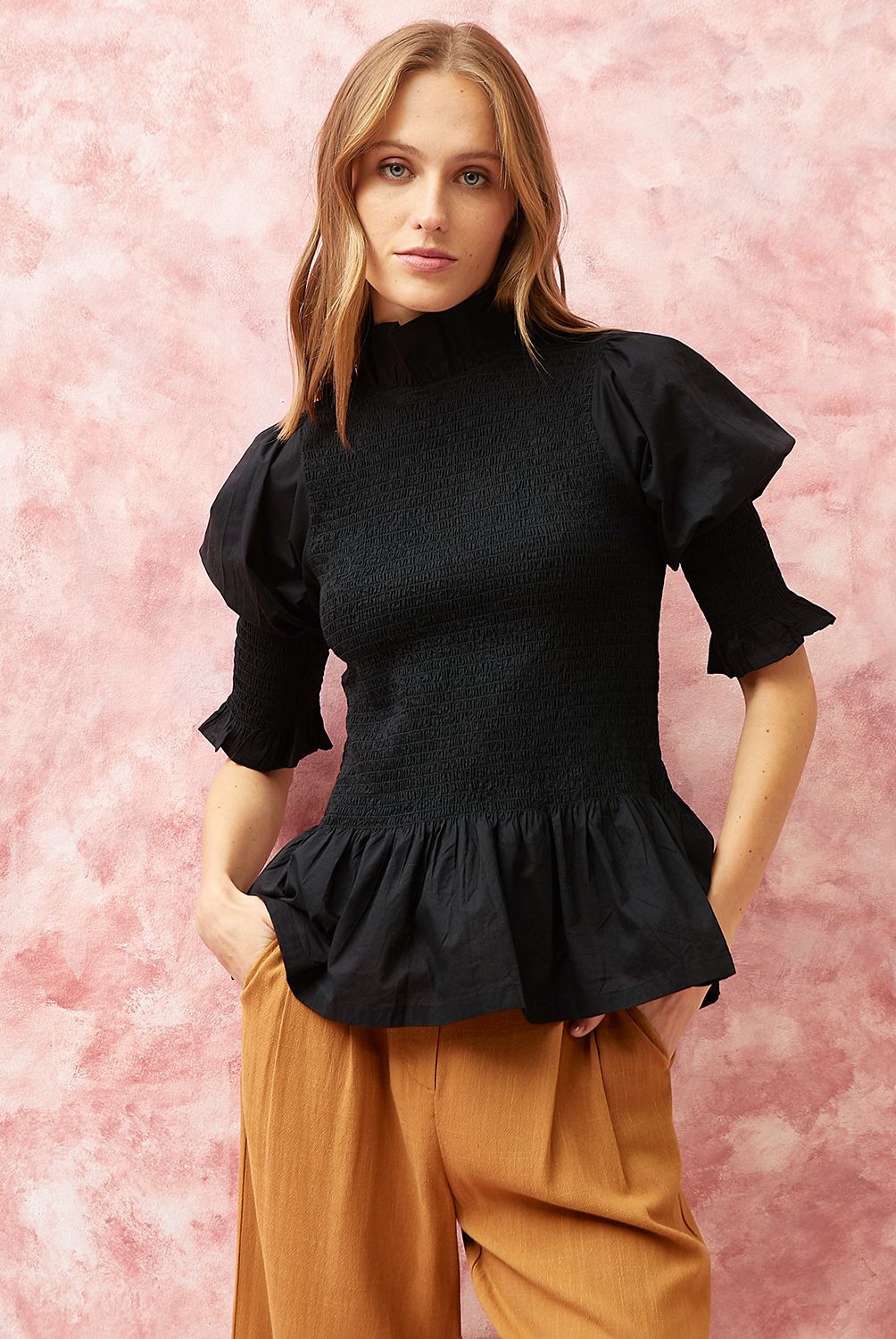 ROSSAMOLA - Blusa Manga Larga Algodón Mujer Rossamola