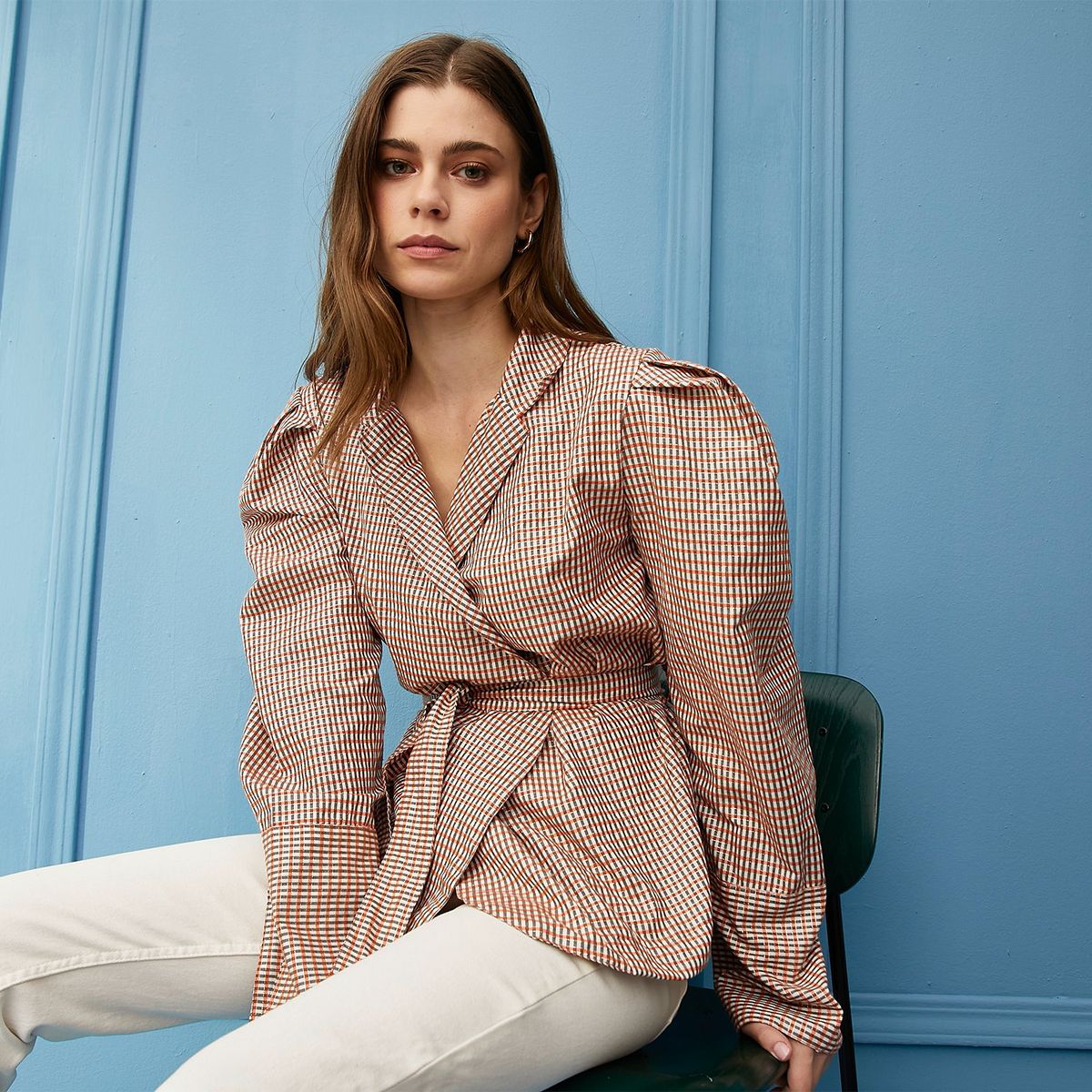 CAER EN GRACIA - Blusa Manga Larga Mujer