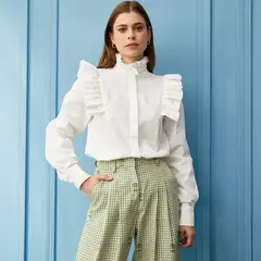 CAER EN GRACIA - Blusa Manga Larga Mujer