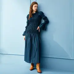 CAER EN GRACIA - Vestido Largo Algodón Mujer