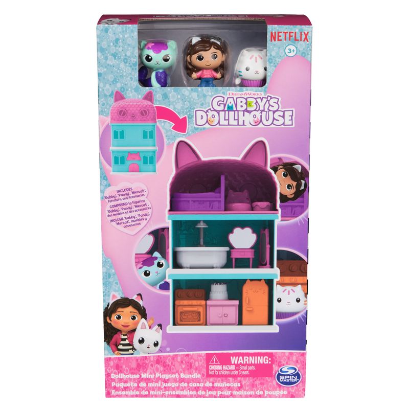 LA CASA DE GABBY - Mini Casa con Muñecas Gabby Mini Dollhouse