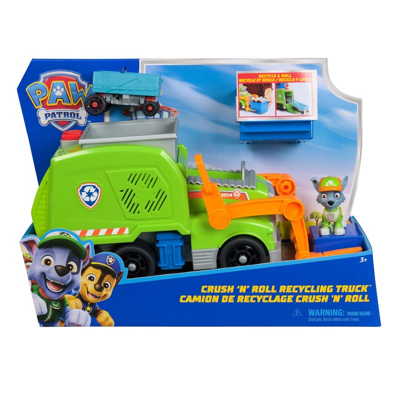 PAW PATROL - Camión De Reciclaje Rocky Paw Patrol