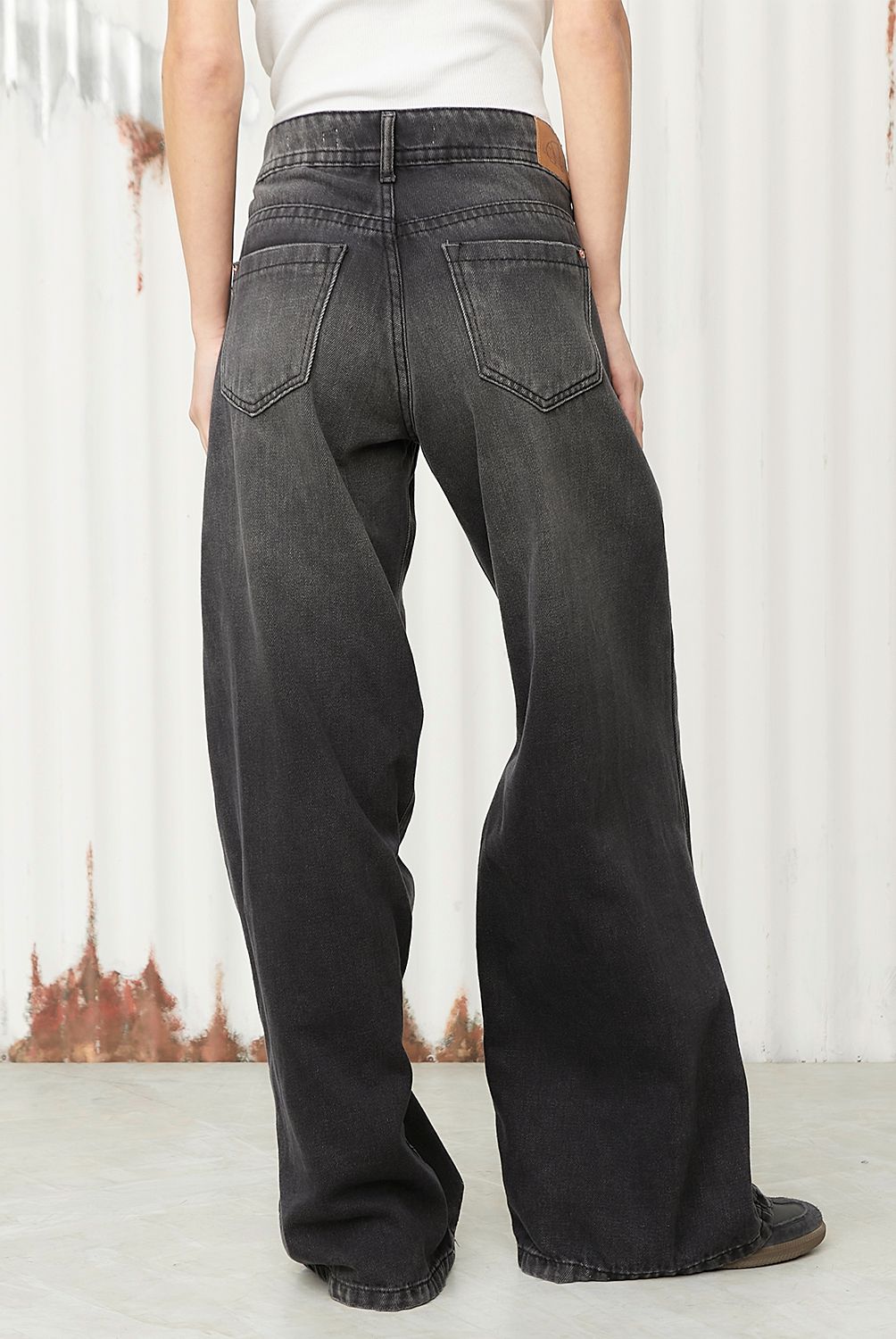 AMERICANINO - Jeans Wide Leg Tiro Bajo Mujer Americanino