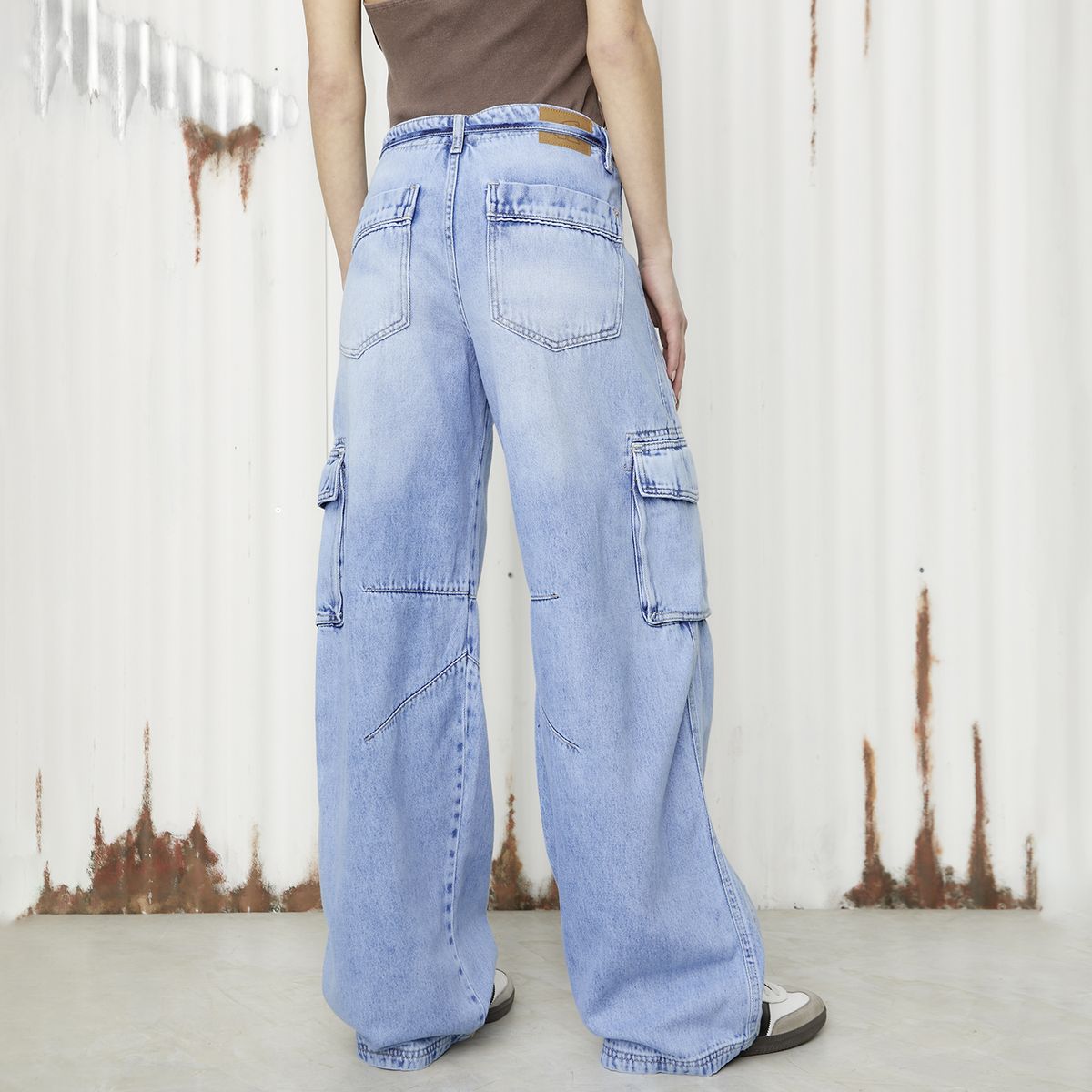 AMERICANINO - Jeans Baggy Mujer Americanino