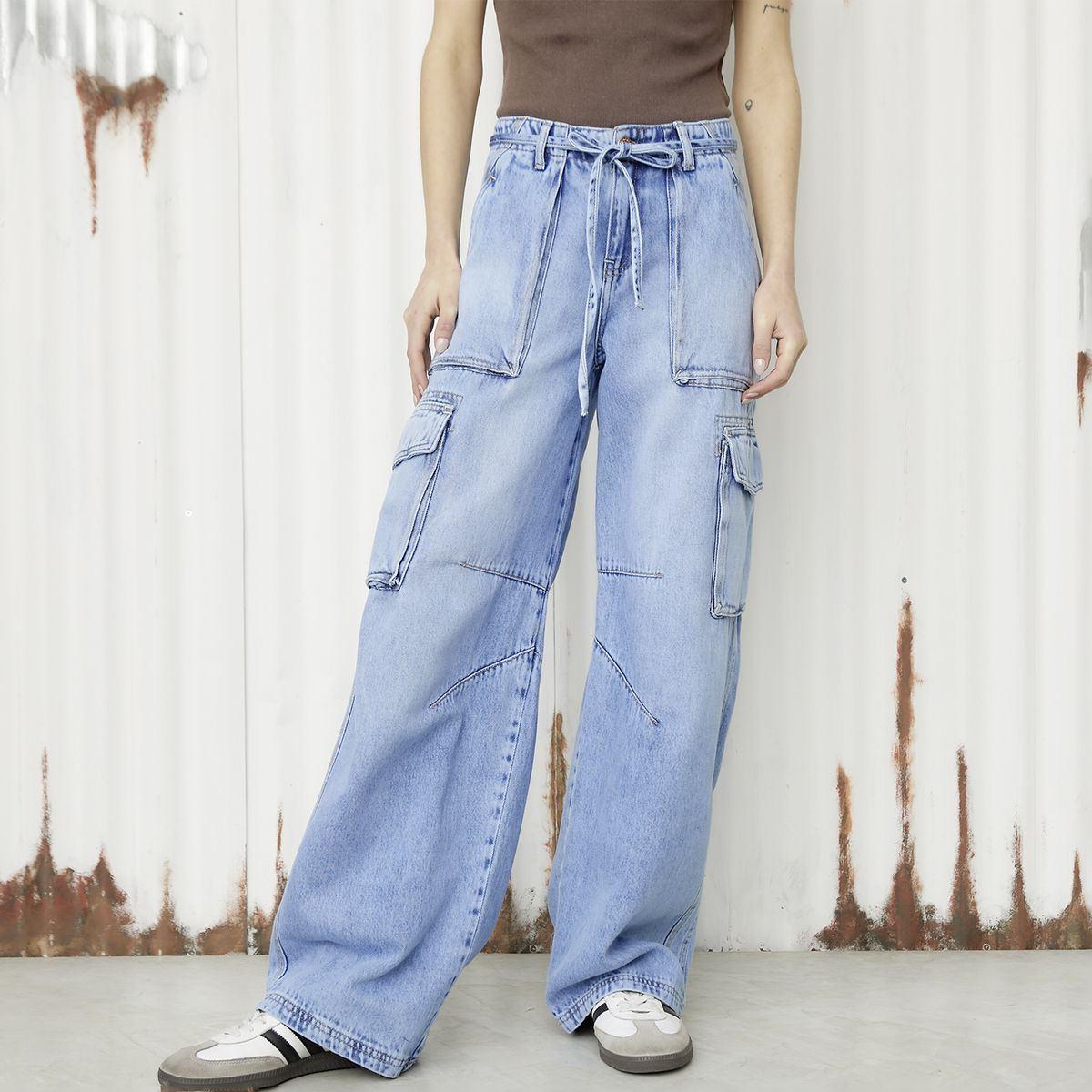 AMERICANINO - Jeans Baggy Mujer Americanino