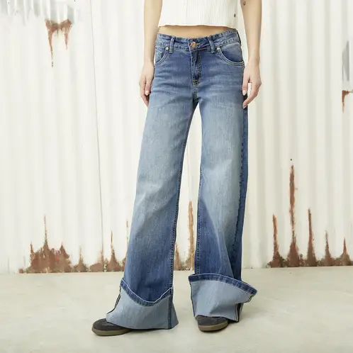 AMERICANINO - Jeans Wide Leg Mujer