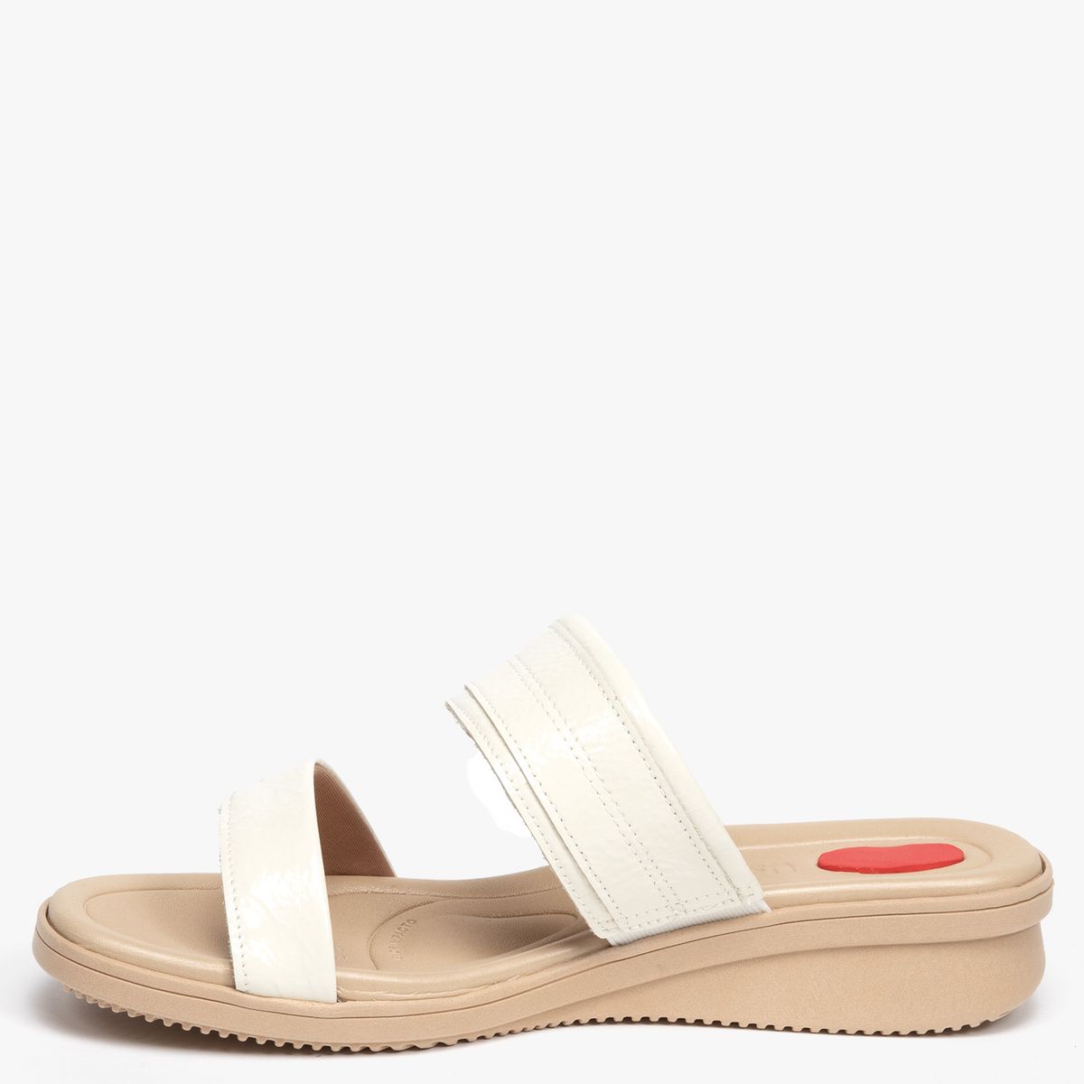 USAFLEX - Sandalia Mujer Cuero Blanco Usaflex