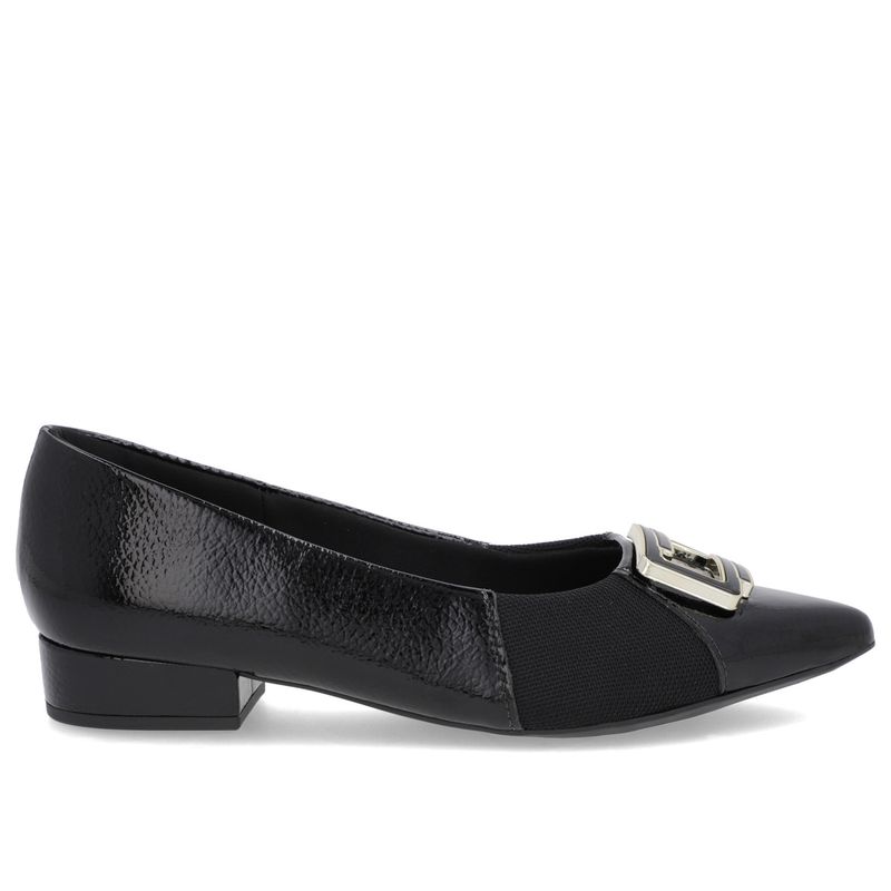USAFLEX - Zapato Casual Mujer Cuero Negro Usaflex