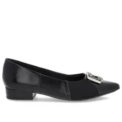 USAFLEX - Zapato Casual Mujer Cuero Negro
