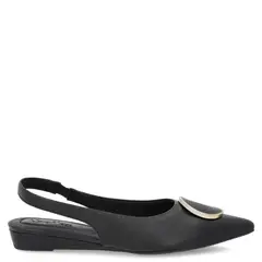 USAFLEX - Zapato Casual Mujer Cuero Negro