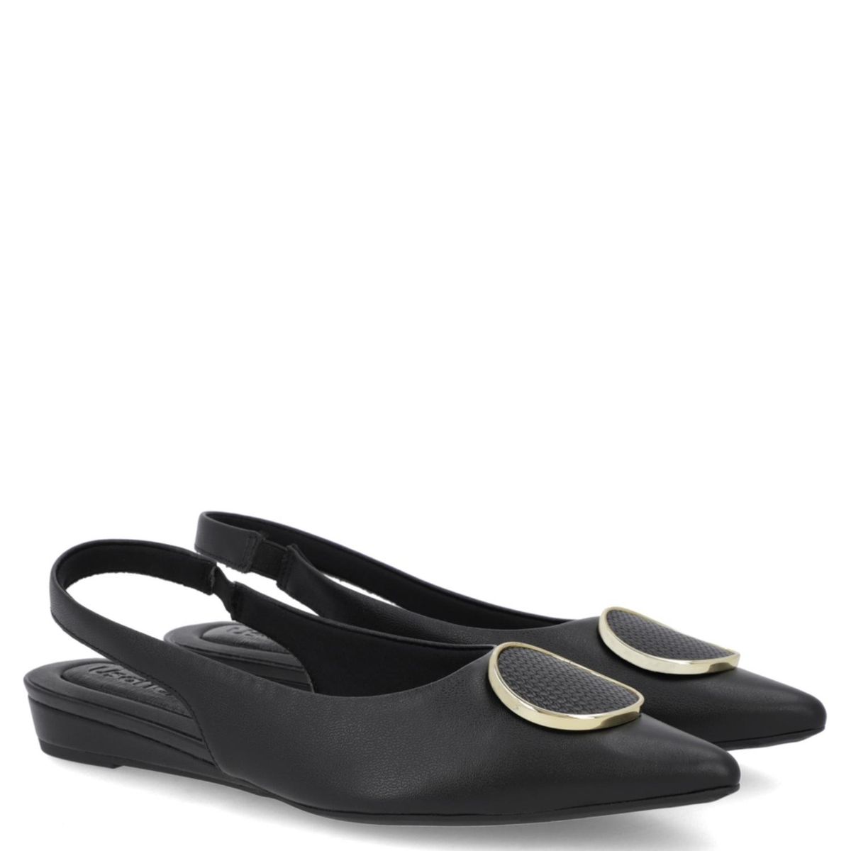 USAFLEX - Zapato Casual Mujer Cuero Negro Usaflex