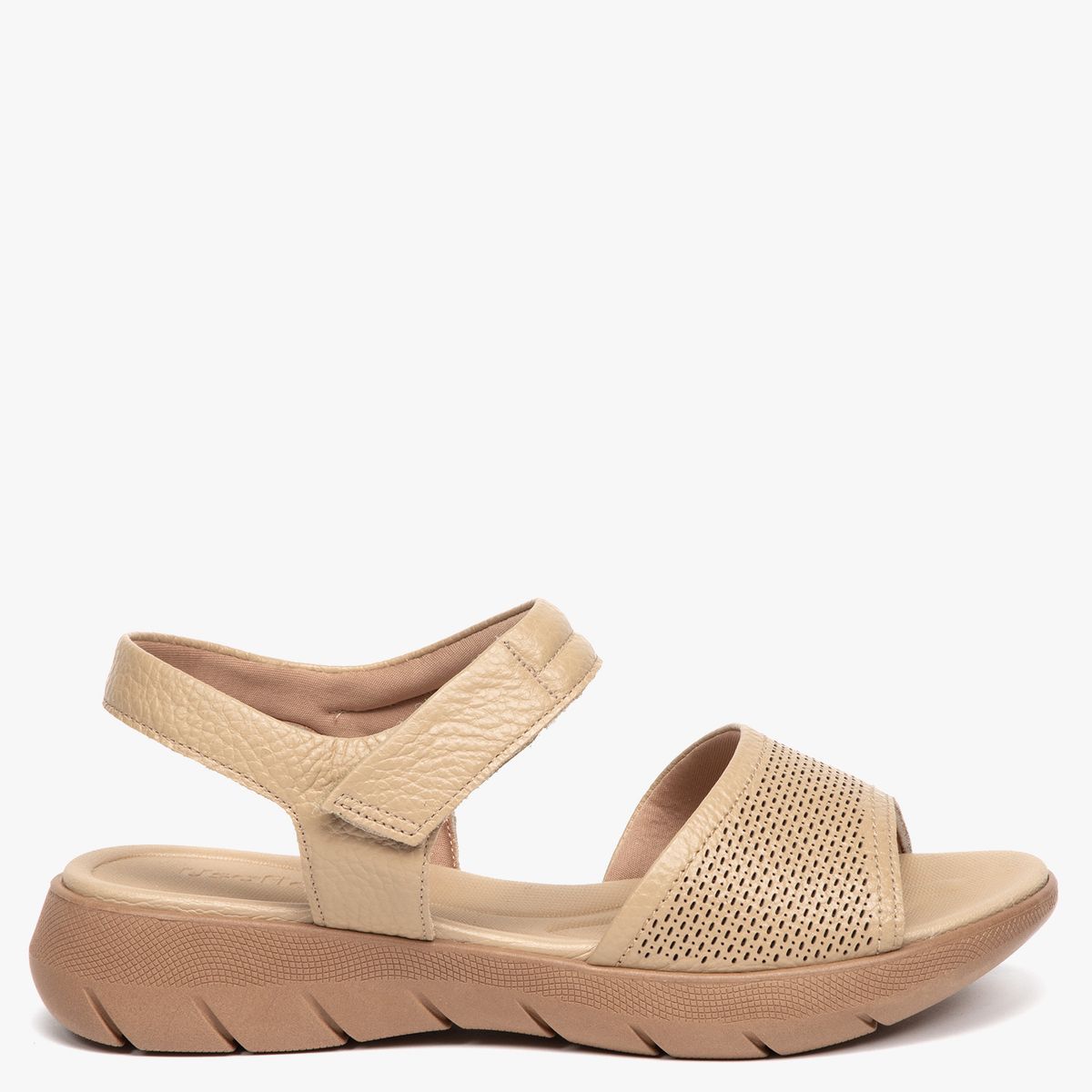 USAFLEX - Sandalia Mujer Cuero Beige Usaflex