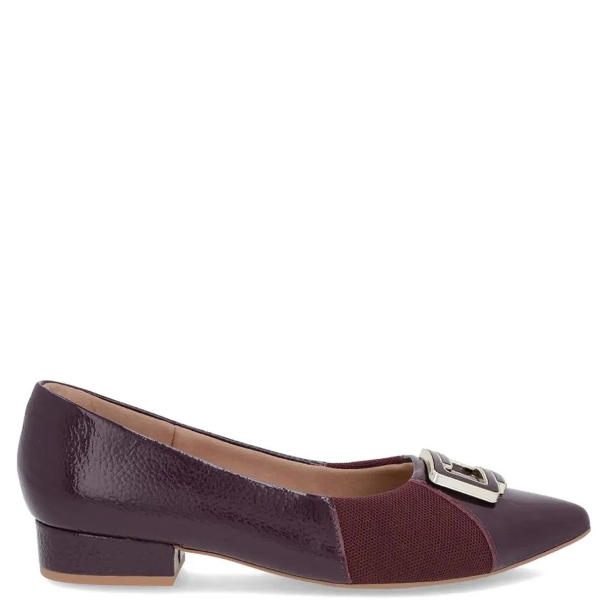 USAFLEX - Zapato Casual Mujer Cuero Morado Usaflex