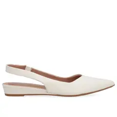 USAFLEX - Zapato Casual Mujer Cuero Blanco