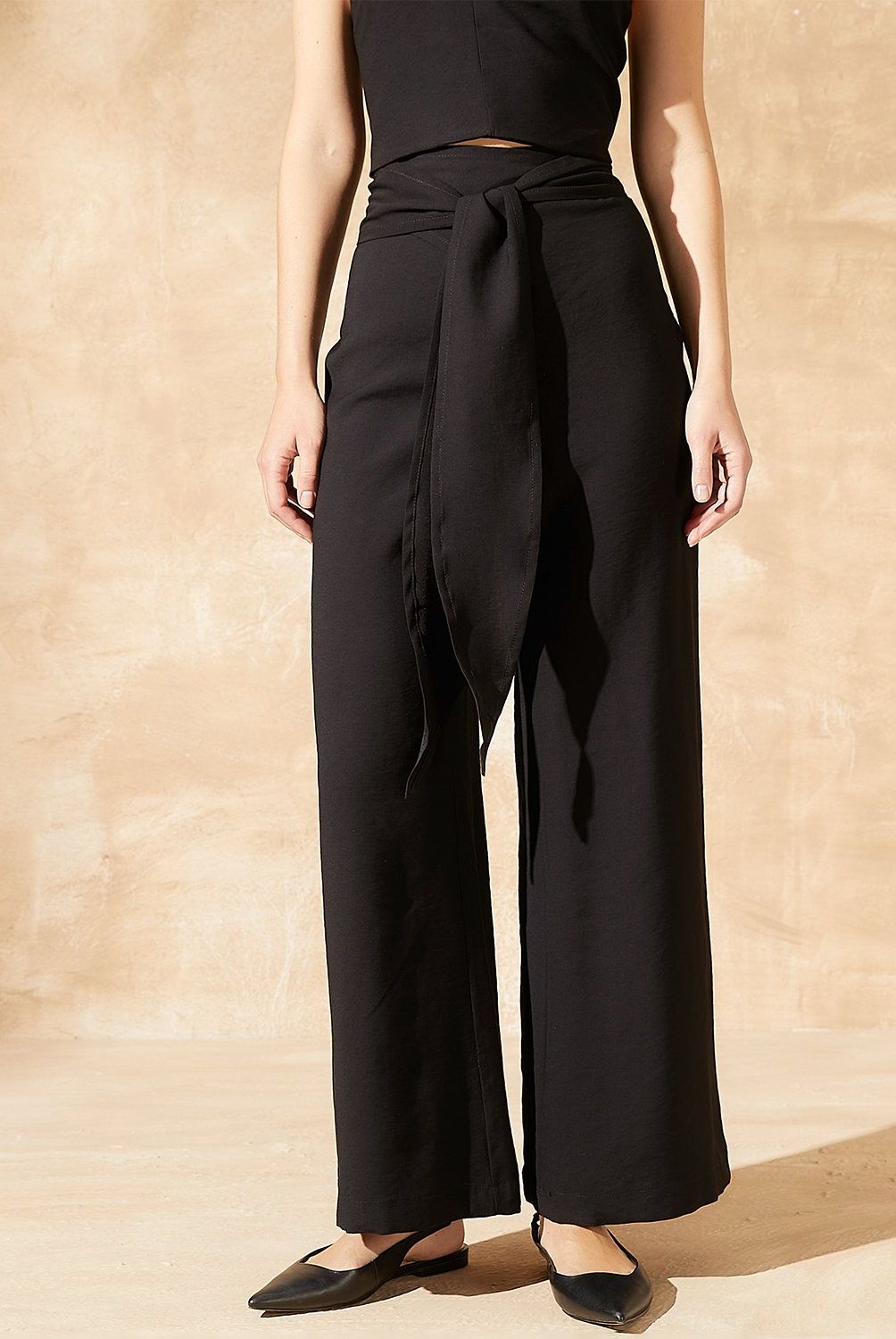 LA MURA - Pantalón Básico Tiro Alto Mujer La Mura