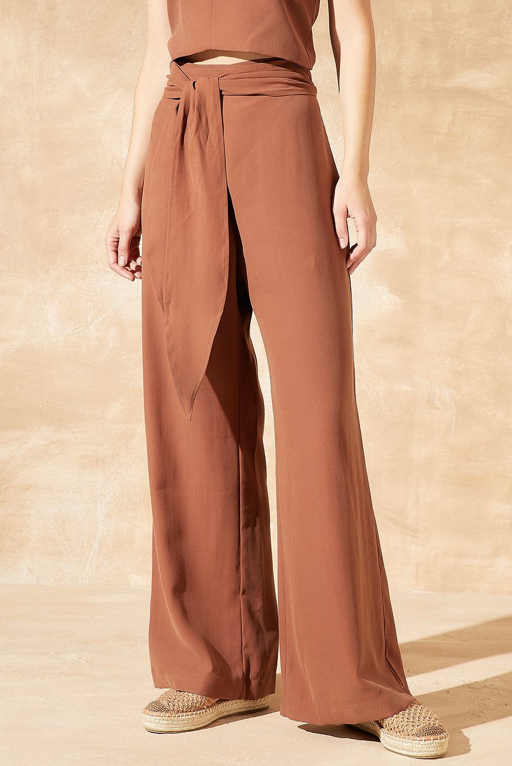 LA MURA - Pantalón Básico Tiro Alto Mujer La Mura