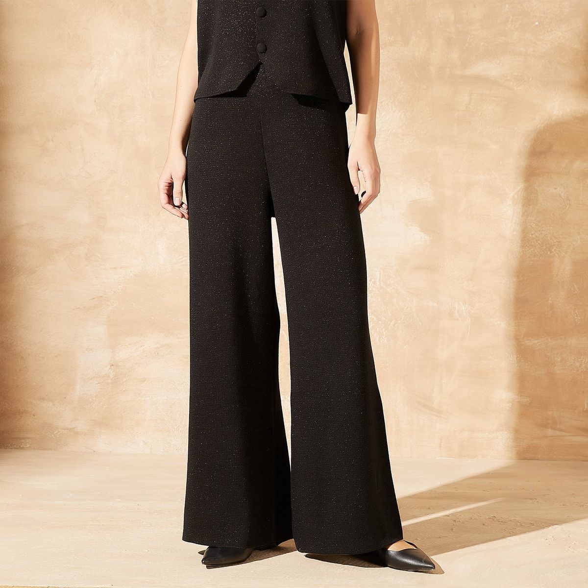 LA MURA - Pantalón Básico Tiro Alto Mujer La Mura