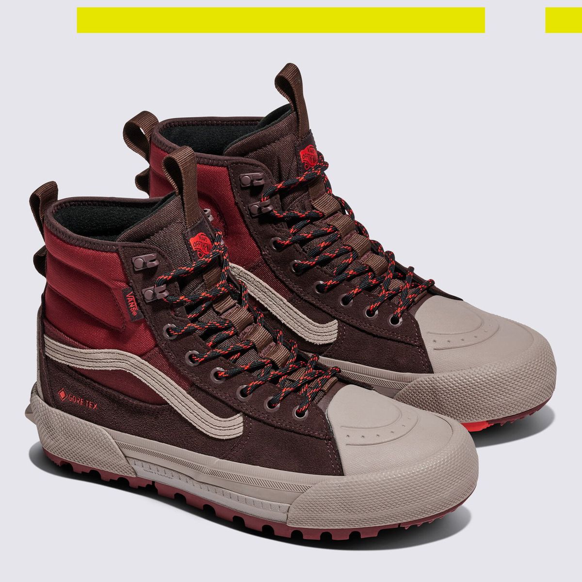 VANS - Mte Sk8-Hi Gore-Tex Zapatilla Urbana Hombre Cuero Café Vans