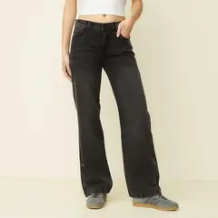 SYBILLA - Jeans Straight Tiro Bajo Mujer