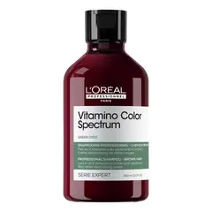 LOREAL PROFESSIONNEL - Shampoo Cuidado del Color Matizador Verde Vitamino Color Spectrum 300ml