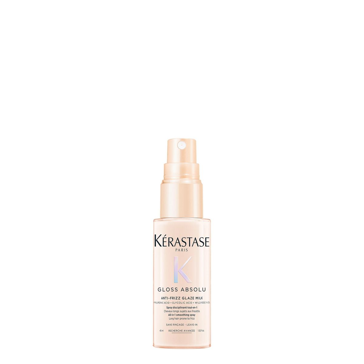 KERASTASE - Spray Efecto Gloss Cabello Con Tendencia Al Frizz Gloss Absolu Anti-Frizz Glaze Milk 45ml Kerastase