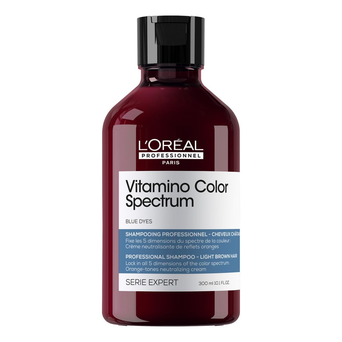 LOREAL PROFESSIONNEL - Shampoo Cuidado del Color Profundo Matizador Azul Vitamino Color Spectrum 300ml