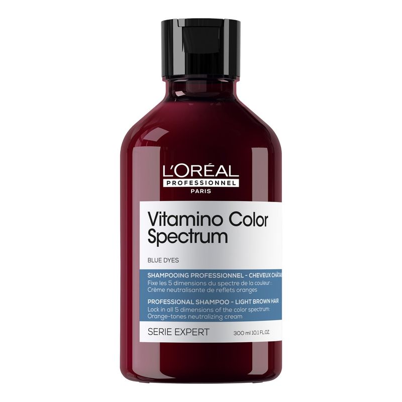 LOREAL PROFESSIONNEL - Shampoo Cuidado del Color Matizador Azul Vitamino Color Spectrum 300ml Loreal Professionnel