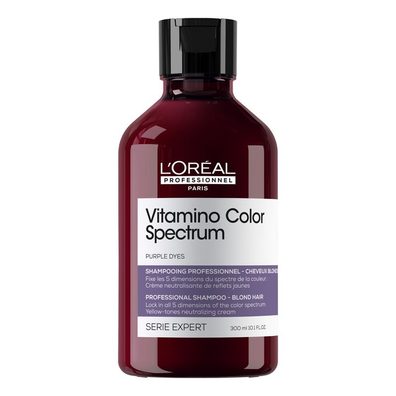 LOREAL PROFESSIONNEL - Shampoo Cuidado del Color Matizador Morado Vitamino Color Spectrum 300ml Loreal Professionnel