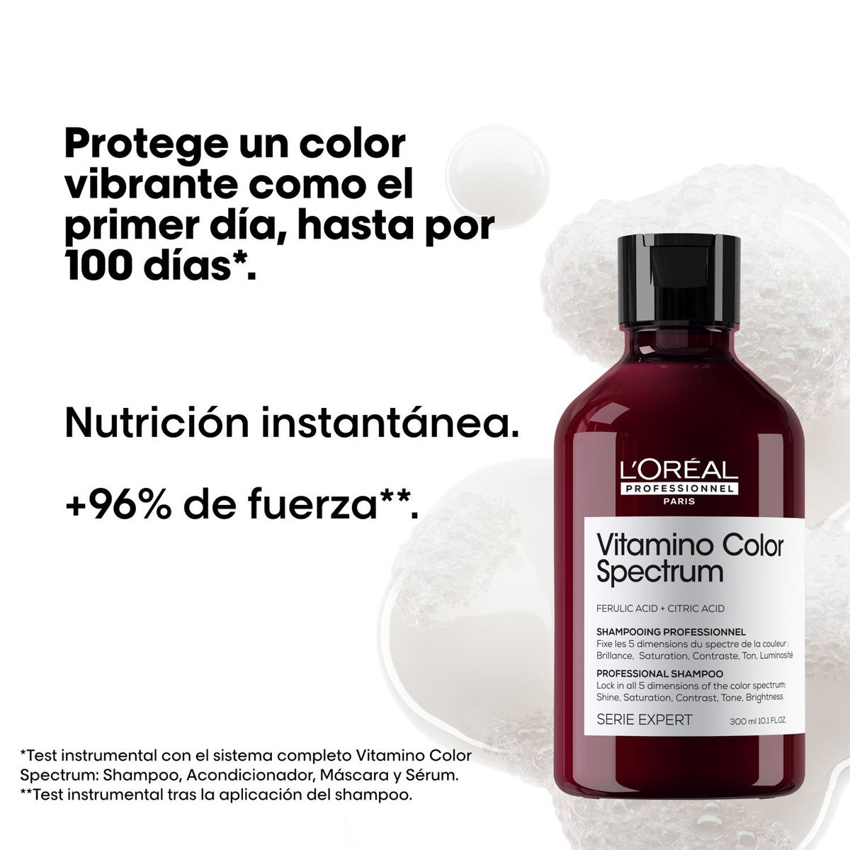 LOREAL PROFESSIONNEL - Shampoo Cuidado del Color Profundo Vitamino Color Spectrum 300ml