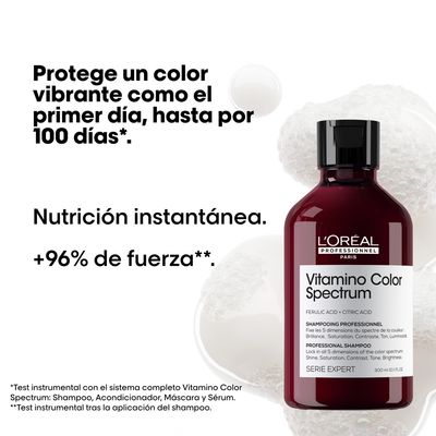 Imagen 2 del producto Shampoo Cuidado del Color Profundo Vitamino Color Spectrum 300ml