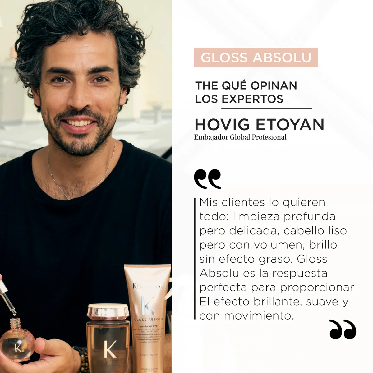 KERASTASE - Shampoo Hidratante Efecto Gloss Cabello Con Frizz 250 Ml Kerastase