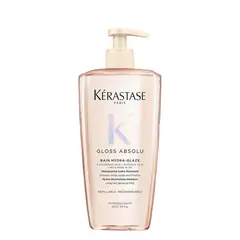 KERASTASE - Shampoo Efecto Gloss Cabello Con Tendencia Al Frizz Gloss Absolu Bain Hydra-Glaze Recargable 500ml