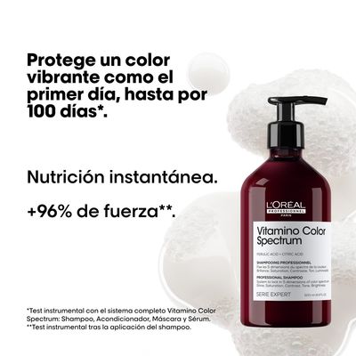 Imagen 2 del producto Shampoo Cuidado del Color Profundo Vitamino Color Spectrum 500ml