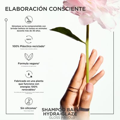 Imagen 2 del producto Shampoo Efecto Gloss Cabello Con Tendencia Al Frizz Gloss Absolu Bain Hydra-Glaze 80ml