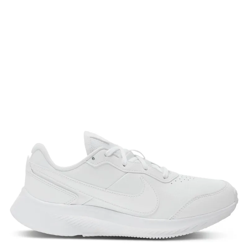 NIKE - Varsity Leather Zapatilla Urbana Niño Blanco (36 a 39) Nike