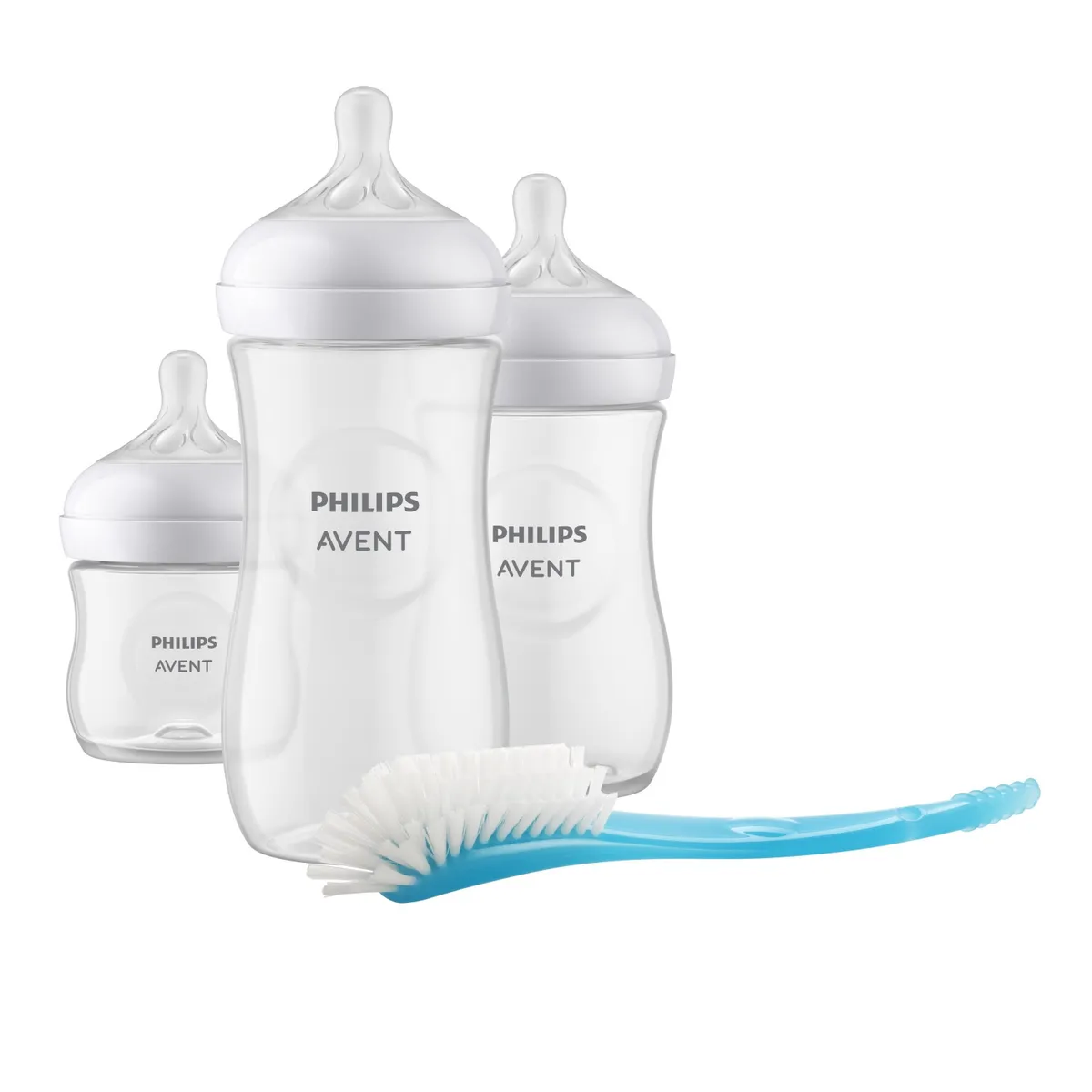 AVENT - Sets Regalo Natural 3.0 Mamaderas + Cepillo Avent