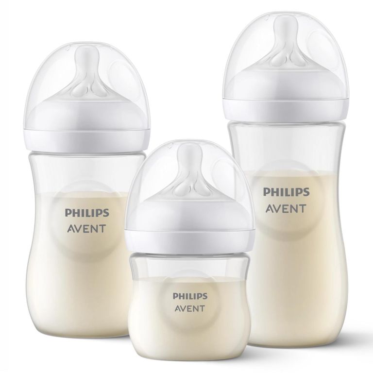 Set de 3 Mamaderas Natural Response Avent SCD838/27 Clear - 0 a 3m+
