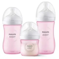 AVENT - Sets Regalo Natural Mix Mamaderas Rosado