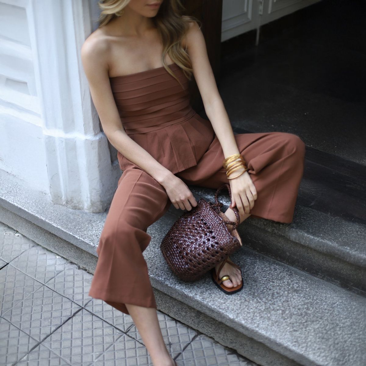 MARINA MIA - Blusa Sin Manga Mujer