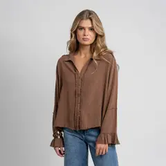 LOLITA POCKET - Blusa Sole Cafe