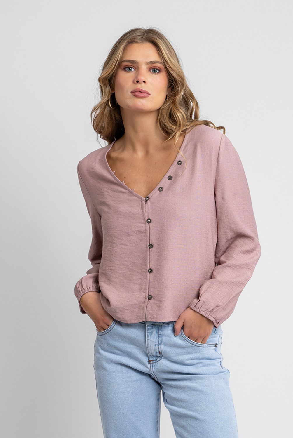 LOLITA POCKET - Blusa Texas Rosado Lolita Pocket