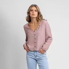 LOLITA POCKET - Blusa Texas Rosado