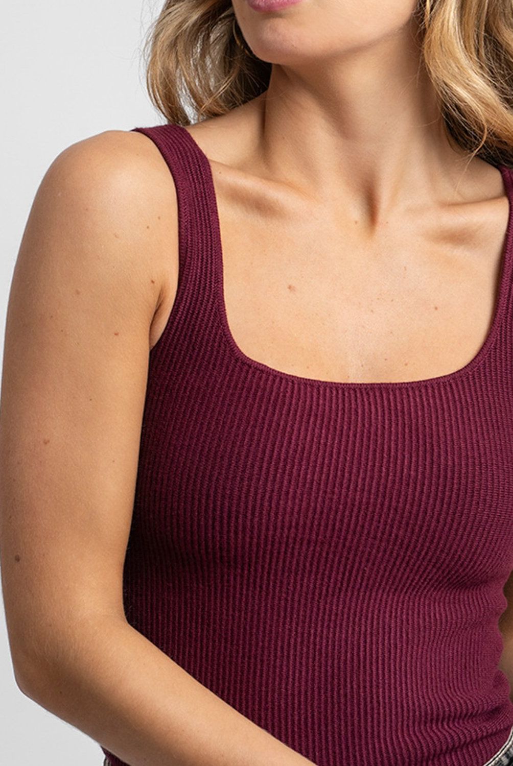 LOLITA POCKET - Polera Colo Burdeo Lolita Pocket