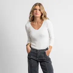LOLITA POCKET - Polera Pascuala Crudo