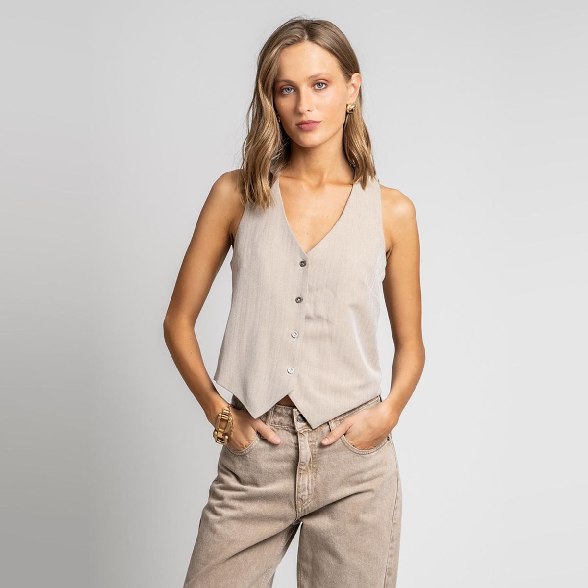 LOLITA POCKET - Blusa Sin Manga Mujer Lolita Pocket